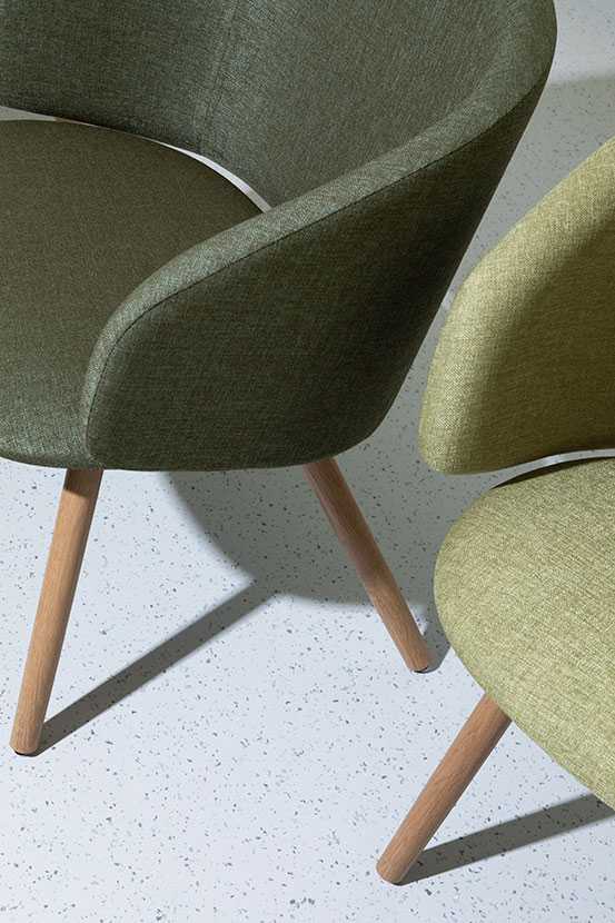 Details of Sola lounge chairs