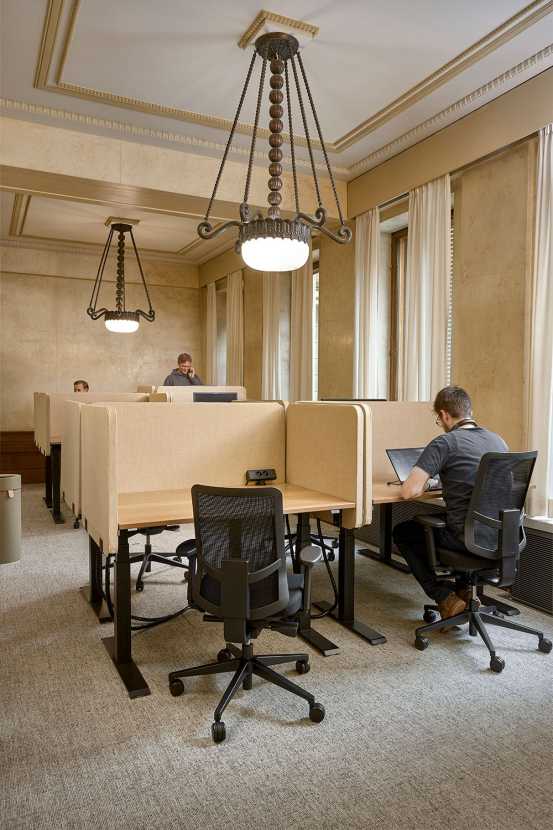 Work stations in Spacent's premises