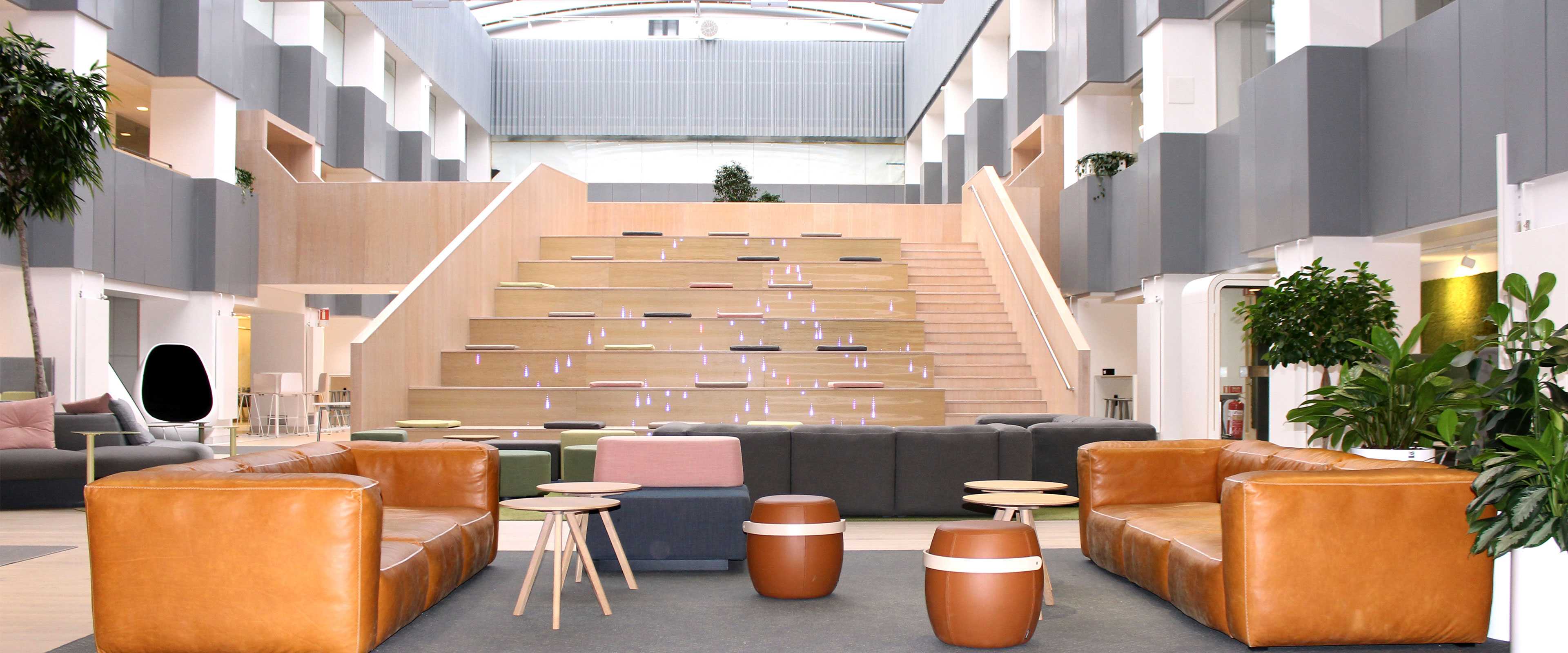 Staircase at EVRY Solna
