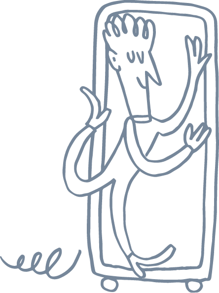 illustrator in a bodpooth